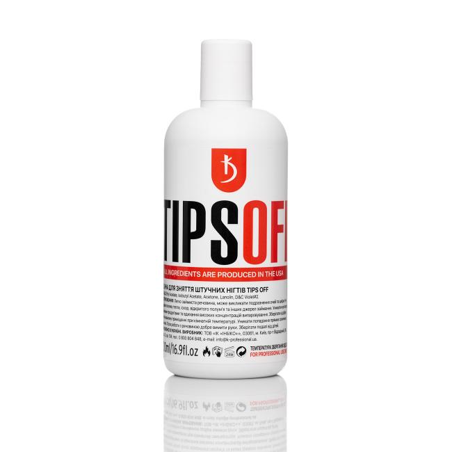 Tips Off - Gel Polish/Acrylic Remover, 500 ml